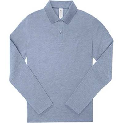B&C Dámské polo triko PW464 Heather Blue