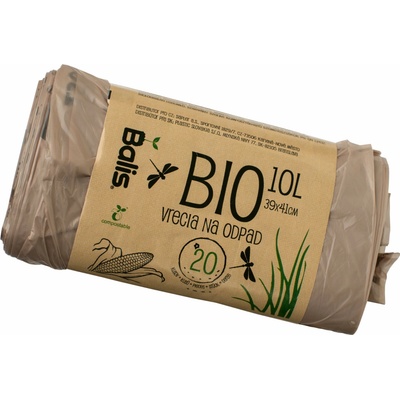 BIO Vrecia na odpad LDPE 10 l 13 µm 20 ks