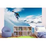 DIMEX ART Самозалепваща се флизелинова фототапета кара сноубордист 375 x 250 см