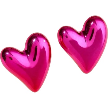 HARAHU Обеците AD-33363 - Herz / Розова KP33363 (AD-33363)