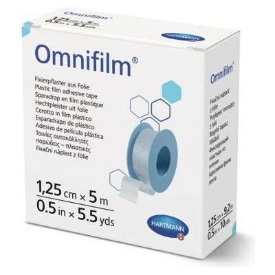 Omnifilm náplast porézní fólie 1,25 cm × 5 m cívka 1 ks