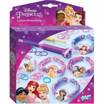 Totum sada na výrobu náramků z gumiček Disney Princess Loom bands gumičky