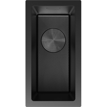 Mexen Trixo кухненска мивка от неръждаема стомана с 1 отделение, 230 x 440 mm, черна HC - 6411221000-70HC (6411221000-70HC)