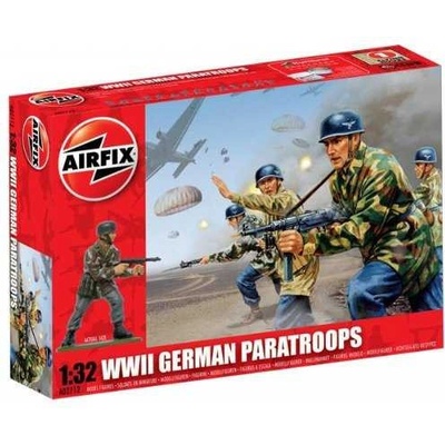 Airfix WWII German Paratroops Classic Kit VINTAGE 1:32