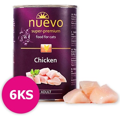 NUEVO CAT Adult Kuracie 6 x 400 g