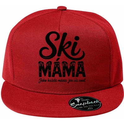 Ski Máma.Jako každá máma jen víc cool černý tisk 5P RAP – Hledejceny.cz