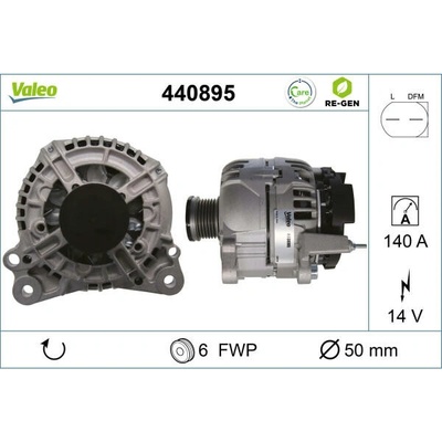 VALEO Alternátor VALEO 440895