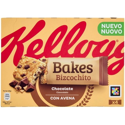 Kellogg´s pečené cereálne tyčinky s čokoládou 180 g