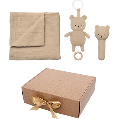 Jabadabado dárková sada Teddy hnědá