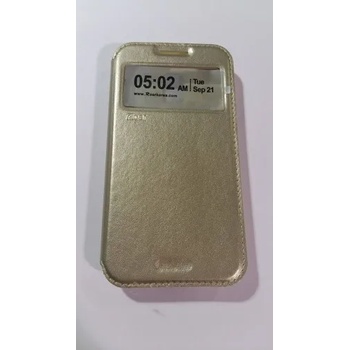 Image 1 of Samsung Страничен калъф Samsung S5 с прозорче златен