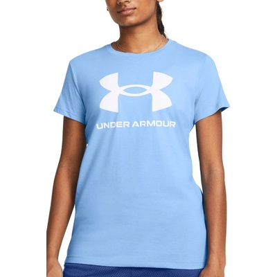 Under Armour Тениска Under Armour UA Rival Logo SS-BLU Син Velikost XS