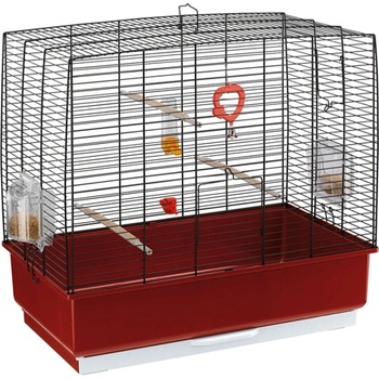 Ferplast - Rekord 3 Black- клетка за малки птички с пълно оборудване 49Х30Х48, 5 cm