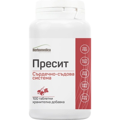 Herbamedica Пресит, 100 таблетки, Herbamedica