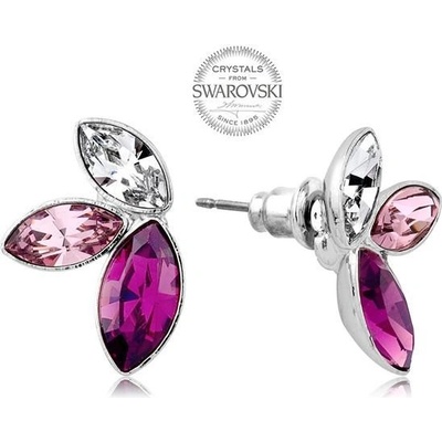 Levien se třemi krystaly ve fialových odstínech Navette LE0111