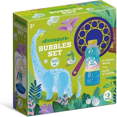DODO Bublifukový set Dinosauři 450ml