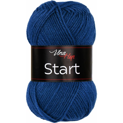 Vlna-hep Příze Start - akryl Start: NOVINKA - 41277 Modrá indigo (antipilling)