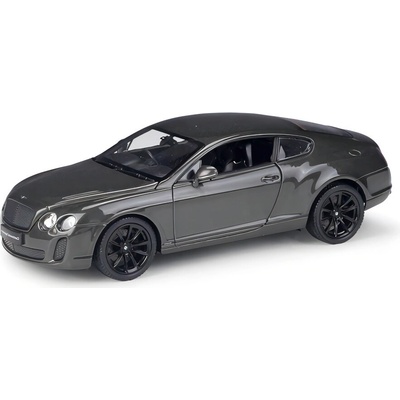 Welly Bentley Continental Supersports šedočierne 1:34