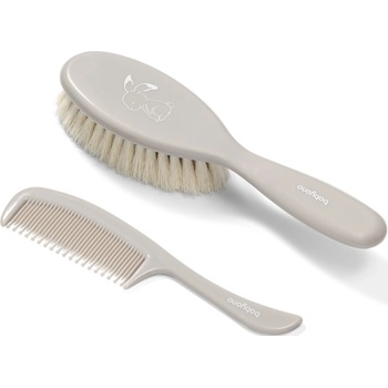 BabyOno Take Care Hairbrush and Comb комплект за деца от раждането им Gray