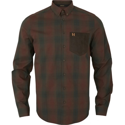 Härkila Мъжка риза с копчета Härkila Akkan Shirt - Burgundy - размер XXL (033-1935-0115)