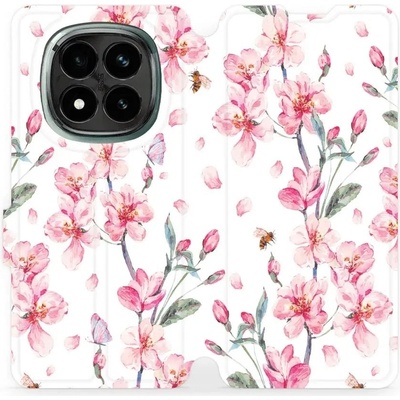 Mobiwear - Xiaomi Redmi Note 14 Pro Plus 5G - M124S Růžové květy