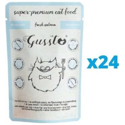 Gussto Cat Fresh Salmon 24 x 85 g