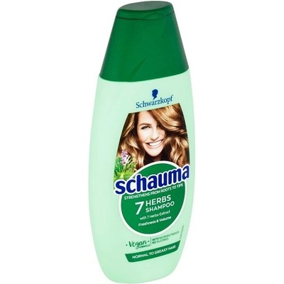 Schauma 7 bylin šampon pro normální a mastné vlasy 250 ml