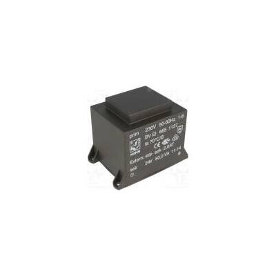 Transformátor zalévaný 50VA 230VAC 24V 2083mA PCB 1,2kg