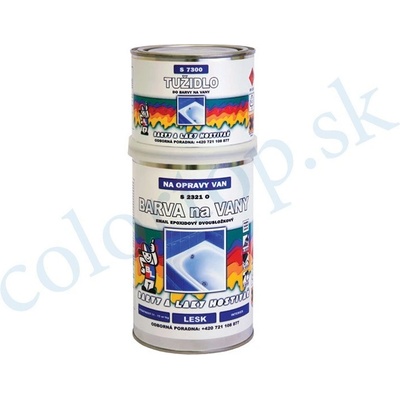 SINCOLOR Epoxidový email S2321 na vane sada biela lesklá 1,4kg