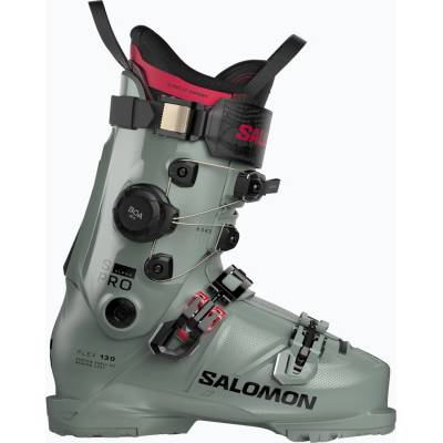 Pánske lyžiarske topánky Salomon S/Pro Alpha C Boa 130 wrought iron//raspberry