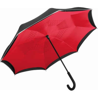 Fare holový deštník 7715 black-red