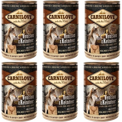 Carnilove Wild Meat Venison & Reindeer 6 x 400 g