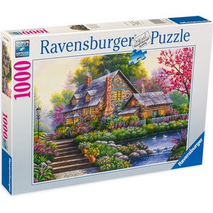 Ravensburger Пъзел Ravensburger от 1000 части - Романтична къща (15184)