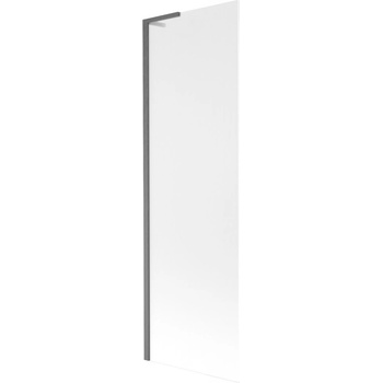 Mexen Next L параван за вана, 1-крилен, 60 x 150 cm, матиран, оръжеен сив четкан - 895-060-000-03-30-66 (895-060-000-03-30-66)