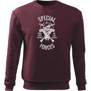 Image 1 of DRAGOWA мъжки суитшърт Special Forces, бордо, 300г/м2 (5400)