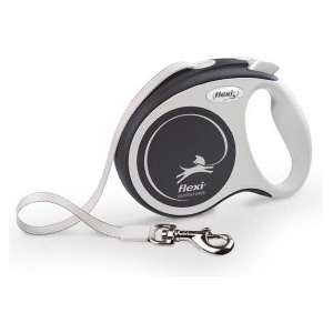 flexi Автоматичен повод Flexi COMFORT PLUS XS ЛЕНТА - Антрацит, 3 м за кучета до 12 кг NOBBY Germany 04573