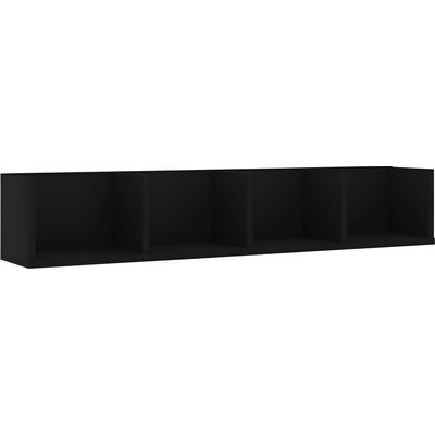 Linder Exclusiv Nástenná polica 79x15x16 cm Čierna