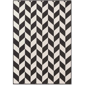 Ted Baker Черен/кремав килим за открито и закрито 160x230 cm Haringey Terrick - Ted Baker (106378-160x230)