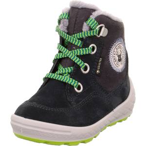 Superfit Детски зимни ботуши Superfit Kid's Groovy 2.0 B Winter boots - Grau / Hellgrün - размер 24 (EU) (702-4588-0215)