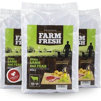 Topstein Farm Fresh Lamb and Peas Grain Free 20 kg