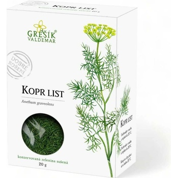 Grešík Kopr list 20 g