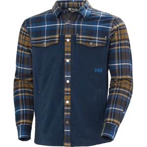 Helly Hansen Мъжка риза с копчета Helly Hansen Lokka Fleece Shirt - Dark Blue - размер XL (033-3344-0114)