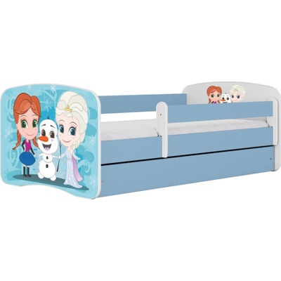 Kocot kids Babydreams Ľadové kráľovstvo modrá se šuplíkys matrací