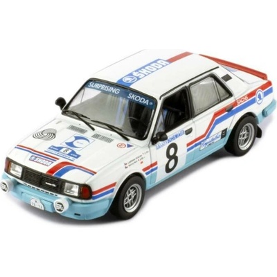 IXO Škoda 130L Rallye Bohemia 1988 8 Křeček Motl 1:43
