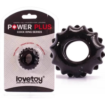 Пенис пръстен за истинска мощ №1 - Power Plus Cockring 1 Black (LVTOY00119)