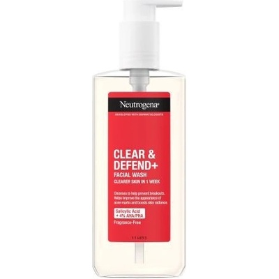 Neutrogena Clear & Defend + Facial Wash čistiaci gél 200 ml