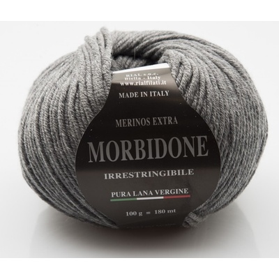 Merino vlna Rial Filati Morbidone šedá