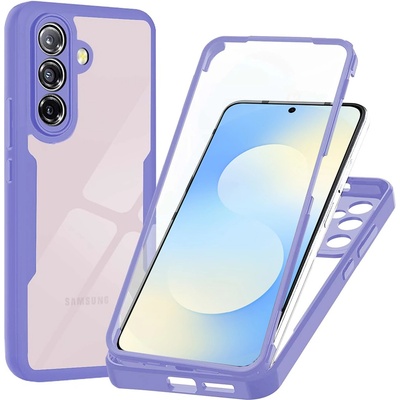 Techsuit Калъф за Samsung Galaxy A57 5G - Techsuit ColorVerse 360 Series + Протектор - Лилав