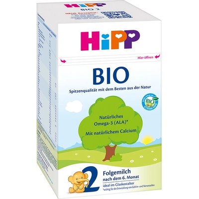 HiPP BIO 2 преходно мляко за кърмачета - 600 гр