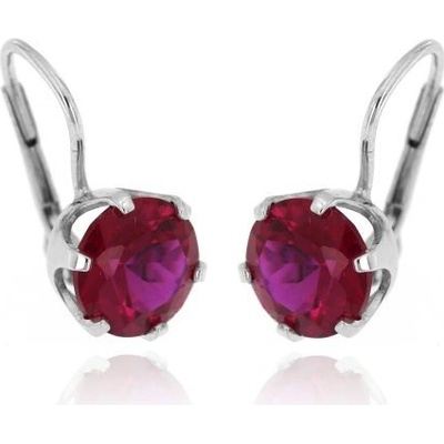 Zlatnictví U Kostela zlaté náušnice s rubínem 886