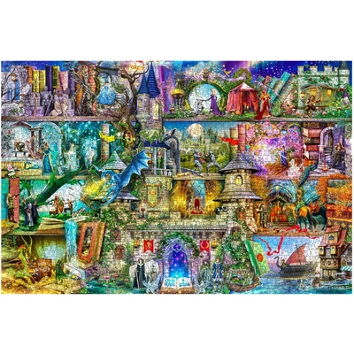 Wooden City Дървен пъзел Wooden City, 2000 части - Имало едно време (AL 2000-0146-XXL)